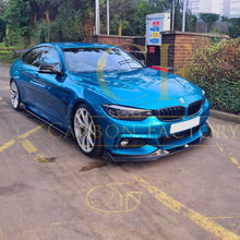 Load image into Gallery viewer, V Style Carbon Fibre Front Splitter for BMW F32 F33 F36 4 Series 14-20
