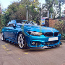 Load image into Gallery viewer, V Style Carbon Fibre Front Splitter for BMW F32 F33 F36 4 Series 14-20
