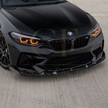Load image into Gallery viewer, V Style Carbon Fibre Front Splitter for BMW F87 M2C Competition 16-21
