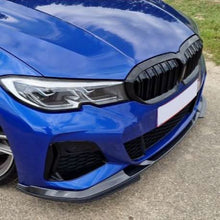 Load image into Gallery viewer, V Style Carbon Fibre Front Splitter for BMW G20 G21 3 Series Pre-LCI M Sport 19-22
