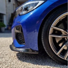 Load image into Gallery viewer, V Style Carbon Fibre Front Splitter for BMW G20 G21 3 Series Pre-LCI M Sport 19-22
