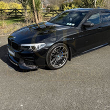 Load image into Gallery viewer, V Style Carbon Fibre Front Splitter for BMW G30 5 Series M Sport 17-20
