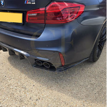 Load image into Gallery viewer, V Style Carbon Fibre Rear Diffuser for BMW G30 G31 5 Series M Sport F90 M5 17-23
