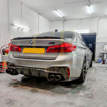 Load image into Gallery viewer, V Style Carbon Fibre Rear Diffuser for BMW G30 G31 5 Series M Sport F90 M5 17-23
