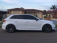 Load image into Gallery viewer, V Style Carbon Fibre Side Skirts for Audi A3 Hatchback S Line 13-15
