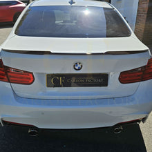 Load image into Gallery viewer, V Style Gloss Black Boot Spoiler for BMW 3 Series F30 F80 Saloon inc M3 12-19
