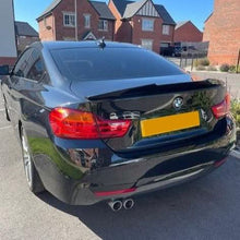 Load image into Gallery viewer, V Style Gloss Black Boot Spoiler for BMW 4 Series F33 Convertible inc F83 M4 14-20
