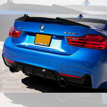Load image into Gallery viewer, V Style Gloss Black Boot Spoiler for BMW 4 Series F33 Convertible inc F83 M4 14-20
