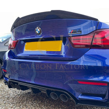 Load image into Gallery viewer, V Style Gloss Black Boot Spoiler for BMW F82 M4 Coupe 14-20
