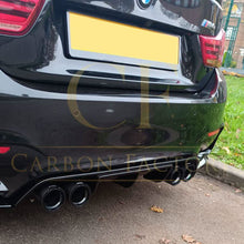 Load image into Gallery viewer, V Style Gloss Black Rear Diffuser for BMW F80 M3 F82 F83 M4 14-20
