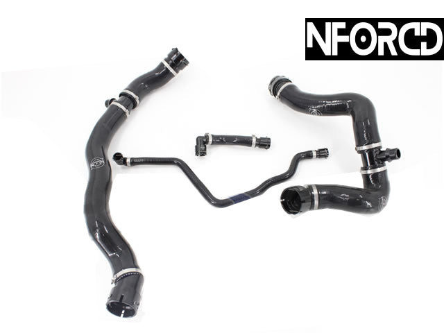 Vargas Turbo Technologies VTT BMW B58 Coolant Hose Kit for F2X/F3X (F20 F21 F22 F23 F30 F31 F32 F33 F36) – Billet 6061-T6 Ends & 6‑Ply Silicone – Upper/Lower/Expansion/Vent – M140i M240i 340i 440i Gen 1
