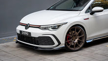 Load image into Gallery viewer, VW GOLF GTI MK8 EVO-1 GLOSS BLACK FRONT SPLITTER BY ZAERO (2020+)
