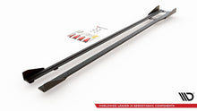 Load image into Gallery viewer, Maxton Design - STREET PRO SIDE SIDE SKIRTS DIFFUSERS + FLAPS VW GOLF 7 R / R-LINE FACELIFT
