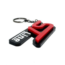 Load image into Gallery viewer, 4D ST-Line Logo Keychain for Ford – Gloss Black with Custom Colour Options | CEUK

