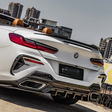 Load image into Gallery viewer, SQ Style Pre-Preg Carbon Fibre Rear Diffuser for BMW G14 G15 8 Series 20-Present

