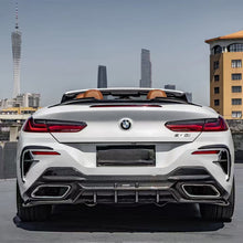 Load image into Gallery viewer, SQ Style Pre-Preg Carbon Fibre Rear Diffuser for BMW G14 G15 8 Series 20-Present

