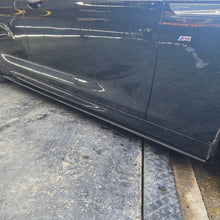 Load image into Gallery viewer, V Style Carbon Fibre Side Skirts for BMW 6 Series F06 inc M6 4 Door 11-18
