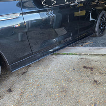 Load image into Gallery viewer, V Style Carbon Fibre Side Skirts for BMW 6 Series F06 inc M6 4 Door 11-18
