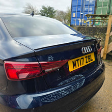Load image into Gallery viewer, P Style Gloss Black Boot Spoiler for Audi A3 8V S3 RS3 Saloon 13-20
