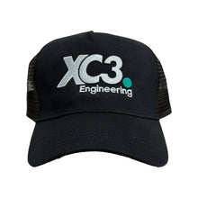Load image into Gallery viewer, XC3 Engineering Premium Trucker Hat – Car Enthusiast Lifestyle Cap | Adjustable Snapback
