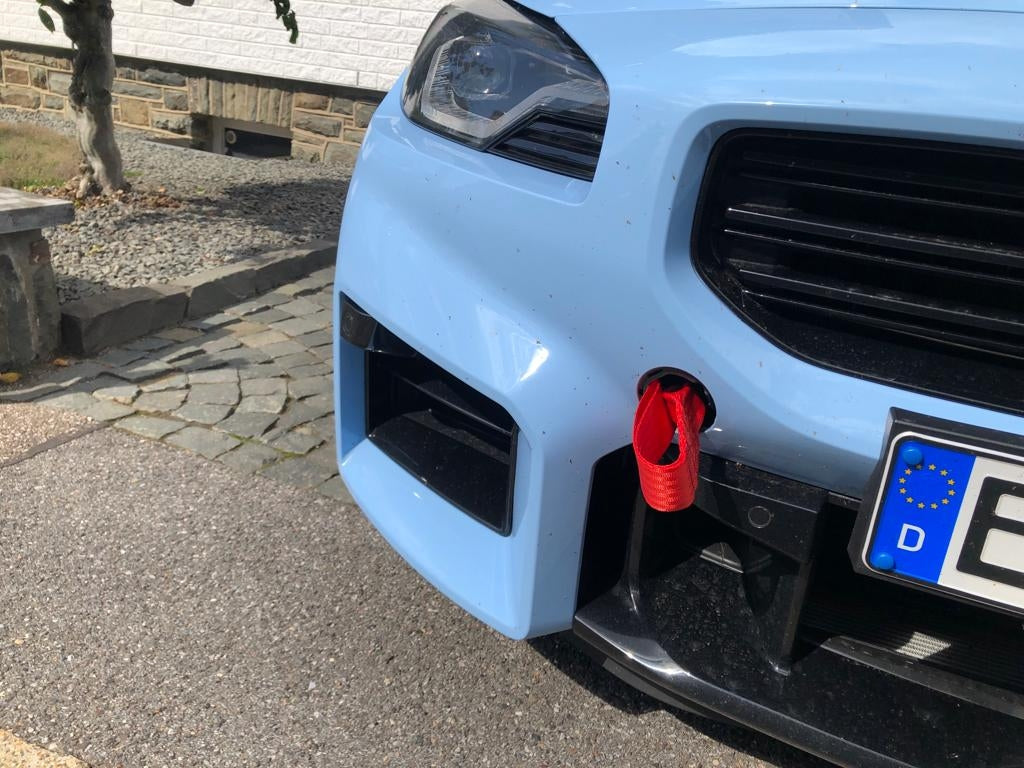 BMW G80 G82 G87 Tow Strap (M2, M3 & M4) - Red
