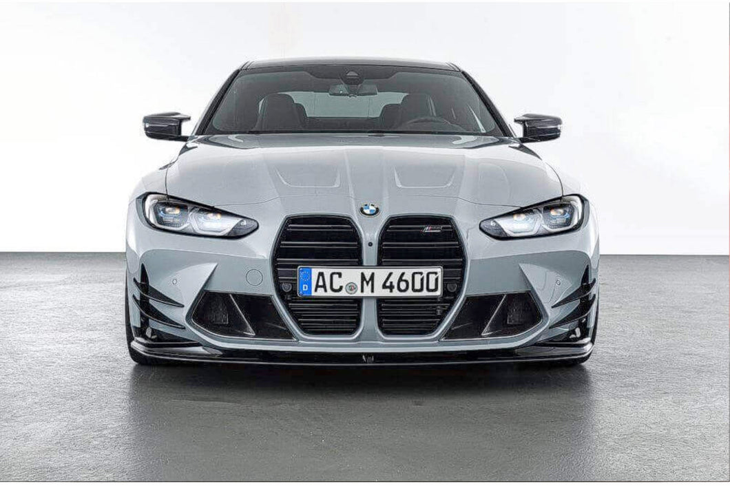 AC Schnitzer Front Splitter for BMW M4 G82/G83 (Coupe & Convertible) - Matte Black ASA Front Lip Spoiler/Front Bumper Lip | Genuine Made in Germany OEM+ Aero Upgrade