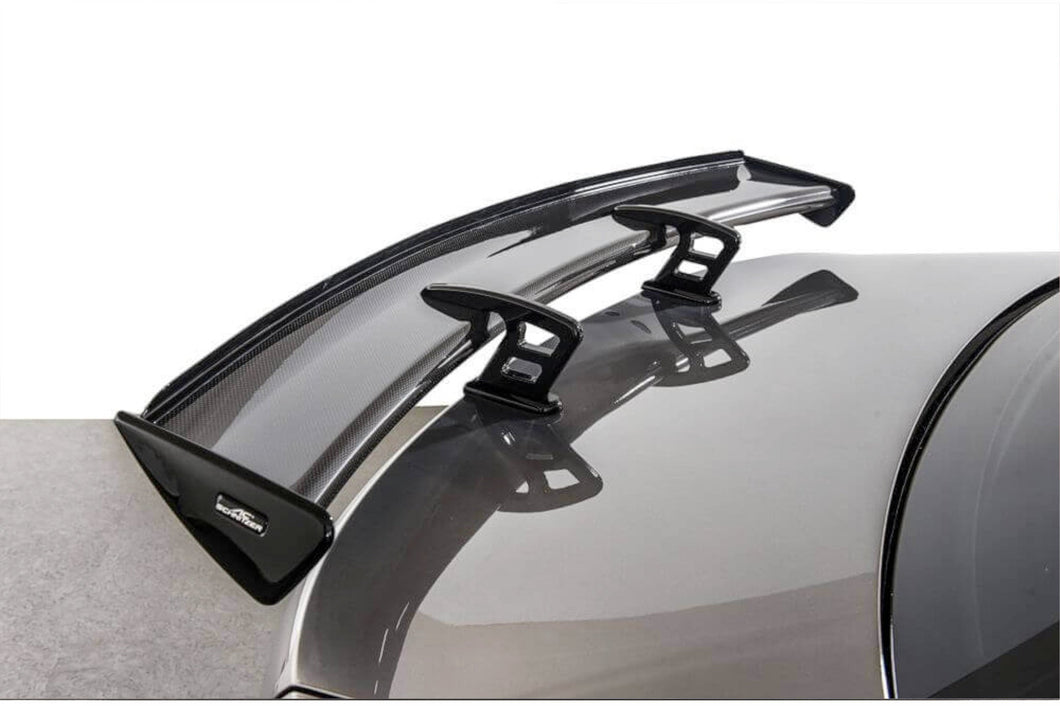 AC Schnitzer Racing Carbon Fibre Rear Wing Spoiler for BMW G80 M3 Sedan (2021+) - Genuine ACS Carbon, Pre-Assembled with Mounting Brackets