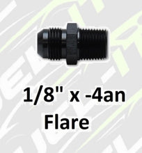 Load image into Gallery viewer, Fuel-It! Charge Pipe Injection Accessories, CPI Auxiliary Injector Fittings, Adapters &amp; Wiring Harness, -4AN, 1/8 NPT

