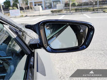 Load image into Gallery viewer, AutoTecknic 2x2 Twill Carbon Fibre G8X-Style Wing Mirror Covers for BMW 3 Series G20/G21 (2018+) &amp; 4 Series G22 (2020+) / G26 (2021+) – Direct OEM Replacement Pair
