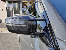 Load image into Gallery viewer, AutoTecknic 2x2 Twill Carbon Fibre G8X-Style Wing Mirror Covers for BMW 3 Series G20/G21 (2018+) &amp; 4 Series G22 (2020+) / G26 (2021+) – Direct OEM Replacement Pair
