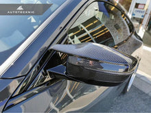 Load image into Gallery viewer, AutoTecknic 2x2 Twill Carbon Fibre G8X-Style Wing Mirror Covers for BMW 3 Series G20/G21 (2018+) &amp; 4 Series G22 (2020+) / G26 (2021+) – Direct OEM Replacement Pair
