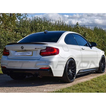 Load image into Gallery viewer, BMW 2 SERIES F22/F23 GLOSS BLACK DUAL EXHAUST DIFFUSER - MP STYLE - BLAK BY CT CARBON
