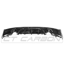 Load image into Gallery viewer, BMW 2 SERIES F22/F23 GLOSS BLACK DUAL EXHAUST DIFFUSER - MP STYLE - BLAK BY CT CARBON
