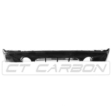 Load image into Gallery viewer, BMW 2 SERIES F22/F23 GLOSS BLACK DUAL EXHAUST DIFFUSER - MP STYLE - BLAK BY CT CARBON
