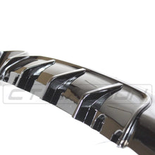 Load image into Gallery viewer, BMW 2 SERIES F22/F23 GLOSS BLACK TWIN EXHAUST DIFFUSER - MP STYLE - BLAK BY CT CARBON
