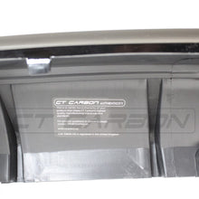 Load image into Gallery viewer, BMW 2 SERIES F22/F23 GLOSS BLACK TWIN EXHAUST DIFFUSER - MP STYLE - BLAK BY CT CARBON
