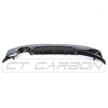 Load image into Gallery viewer, BMW 2 SERIES F22/F23 GLOSS BLACK TWIN EXHAUST DIFFUSER - MP STYLE - BLAK BY CT CARBON
