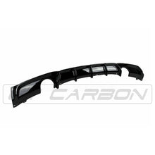 Load image into Gallery viewer, BMW 3 SERIES F30/F31 GLOSS BLACK DUAL EXHAUST DIFFUSER - MP STYLE - BLAK BY CT CARBON

