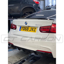 Load image into Gallery viewer, BMW 3 SERIES F30/F31 GLOSS BLACK LEFT EXHAUST DIFFUSER - MP STYLE - BLAK BY CT CARBON
