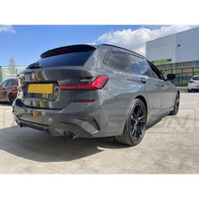 Load image into Gallery viewer, BMW 3 Series G20/G21 GLOSS BLACK ROUND EXHAUST DIFFUSER - MP STYLE - BLAK BY CT CARBON
