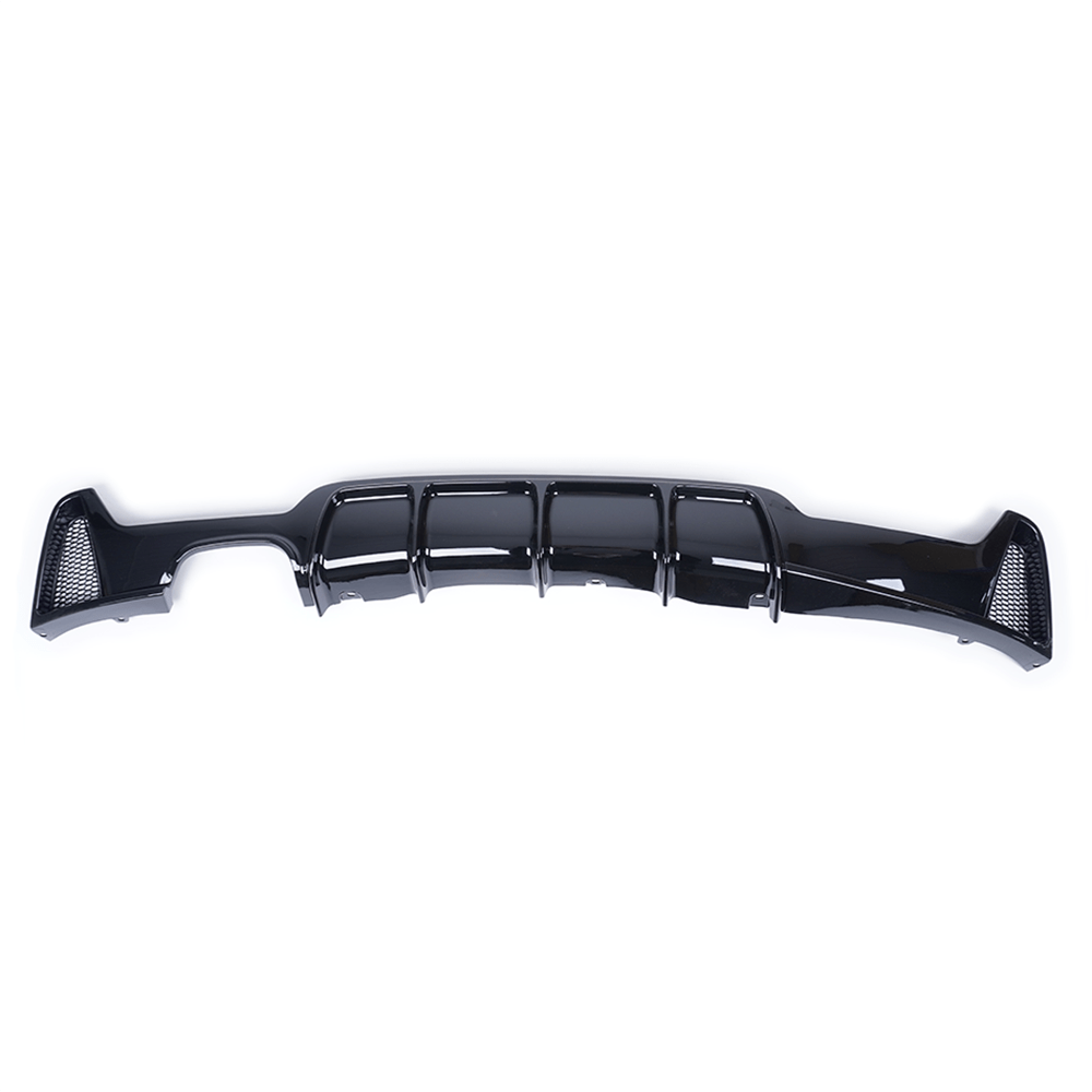 BMW 4 Series F32/F33/F36 GLOSS BLACK TWIN LEFT EXIT EXHAUST DIFFUSER