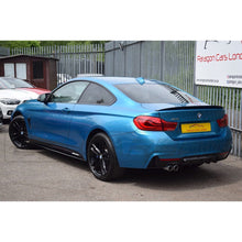 Load image into Gallery viewer, BMW 4 Series F32/F33/F36 GLOSS BLACK TWIN LEFT EXIT EXHAUST DIFFUSER
