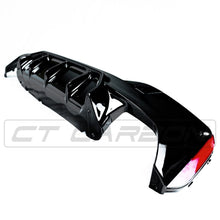 Load image into Gallery viewer, BMW 5 SERIES G30/G31 GLOSS BLACK DIFFUSER - M5 STYLE
