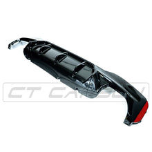 Load image into Gallery viewer, BMW 5 SERIES G30/G31 GLOSS BLACK DIFFUSER - M5 STYLE
