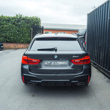 Load image into Gallery viewer, BMW 5 SERIES G30/G31 GLOSS BLACK DIFFUSER - M5 STYLE
