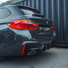 Load image into Gallery viewer, BMW 5 SERIES G30/G31 GLOSS BLACK DIFFUSER - M5 STYLE
