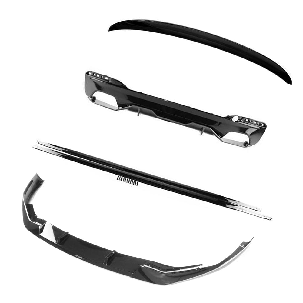 BMW 5 SERIES G30 LCI 21+ GLOSS BLACK KIT - MP STYLE