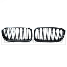 Load image into Gallery viewer, BMW 3 SERIES F30/F31 MATTE BLACK DOUBLE SLAT GRILLES
