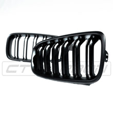 Load image into Gallery viewer, BMW 3 SERIES F30/F31 MATTE BLACK DOUBLE SLAT GRILLES
