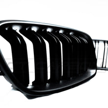 Load image into Gallery viewer, BMW 3 SERIES F30/F31 MATTE BLACK DOUBLE SLAT GRILLES
